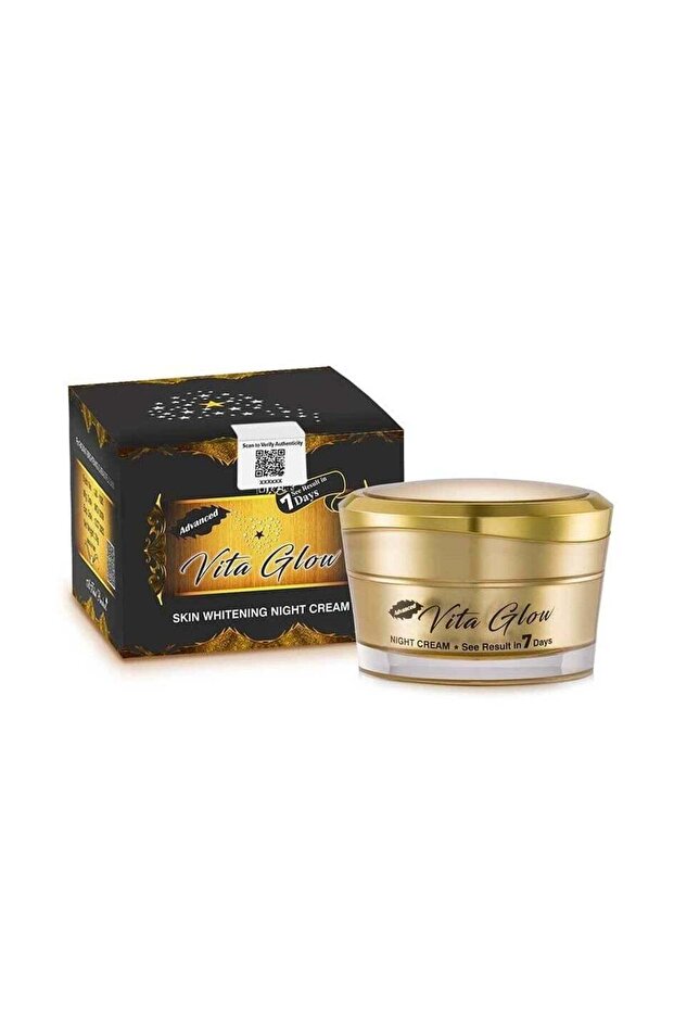 Glow Advanced Skin Whitening Night Cream - Visible Results in 7 Days
