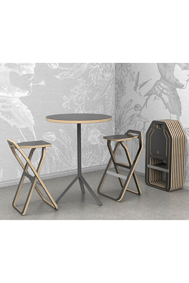 Anka Ofis, Kontra Katlanır Tabure, Yüksek Tabure - 4