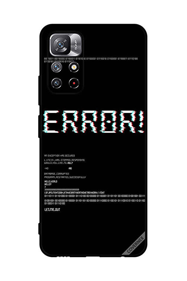 غطاء حماية لهاتف شاومي ريدمي نوت 11S 5G Error