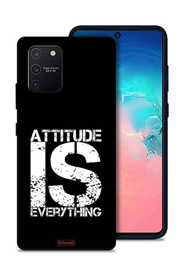 غطاء حماية لهاتف Samsung Galaxy S10 Lite - Attitude Is Everything