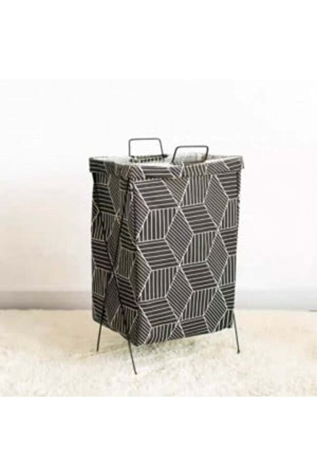 Foldable laundry basket, lemon print - 5