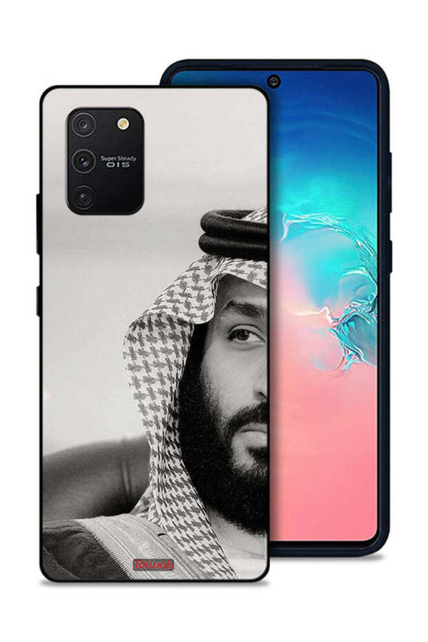 غطاء حماية لهاتف سامسونج جالكسي S10 لايت محمد بن سلمان