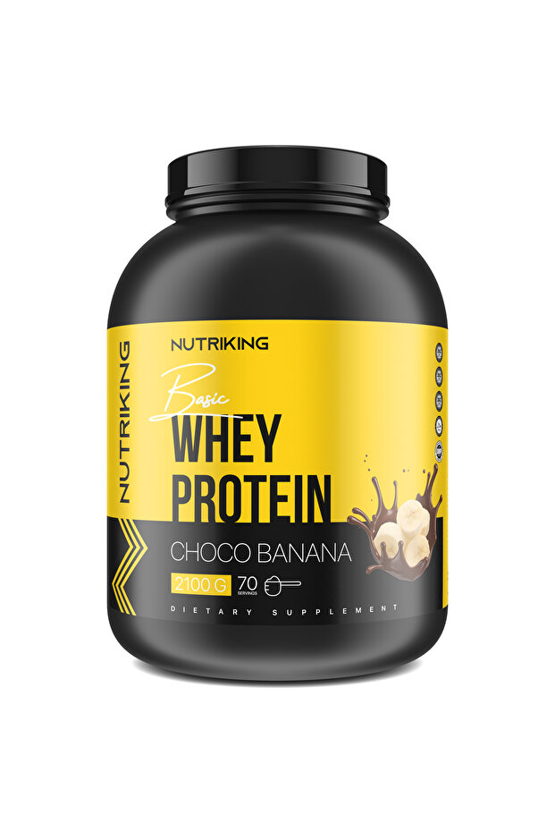 Basic Whey Choco Banana - 2100gr 70 Servis - 1