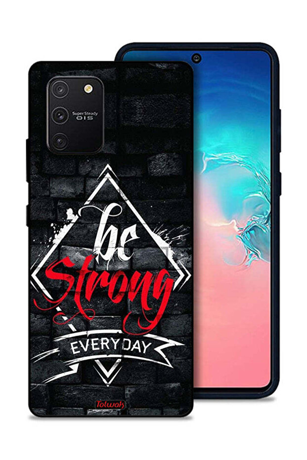 غطاء حماية لهاتف Samsung Galaxy S10 Lite كن قويًا كل يوم