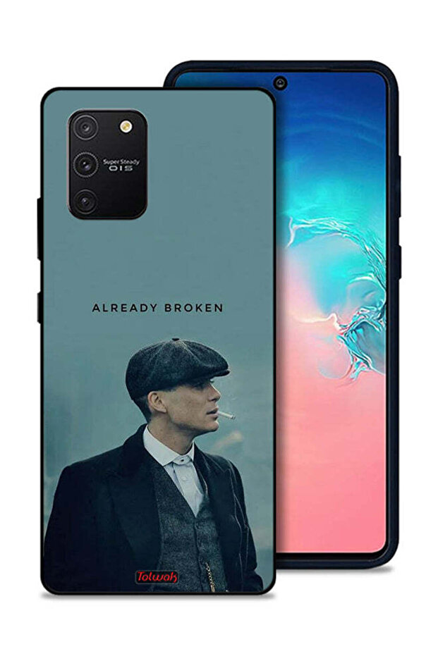 غطاء حماية لهاتف Samsung Galaxy S10 Lite مكسور بالفعل