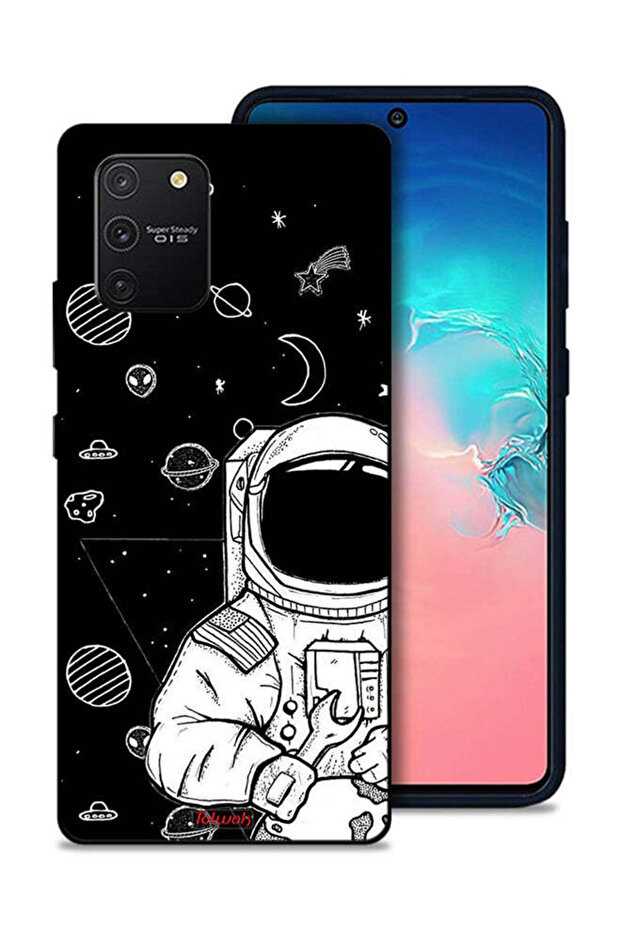 غطاء حماية لهاتف Samsung Galaxy S10 Lite بتصميم رائد فضاء