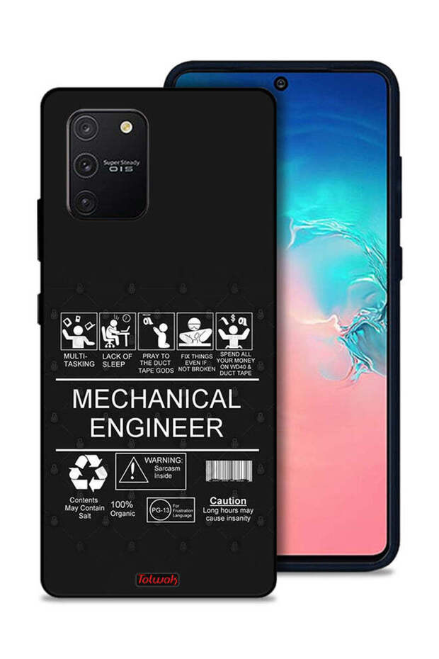 غطاء حماية لهاتف Samsung Galaxy S10 Lite، ملصق مهندس ميكانيكي