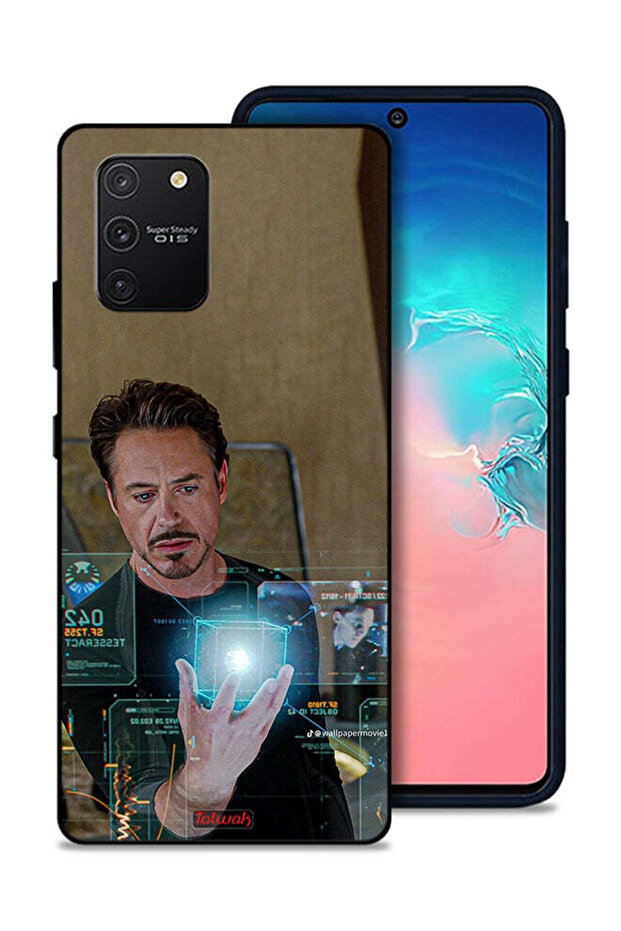 غطاء حماية لهاتف سامسونج جالكسي S10 لايت بتصميم الرجل الحديدي