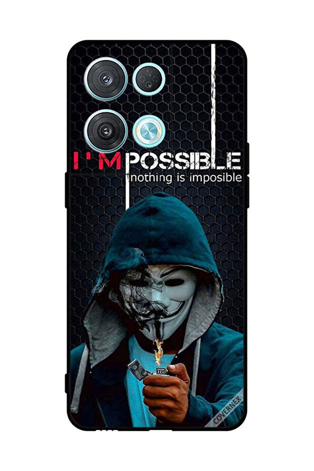 غطاء حماية لهاتف Oppo Reno8 Pro أنا ممكن، لا شيء مستحيل
