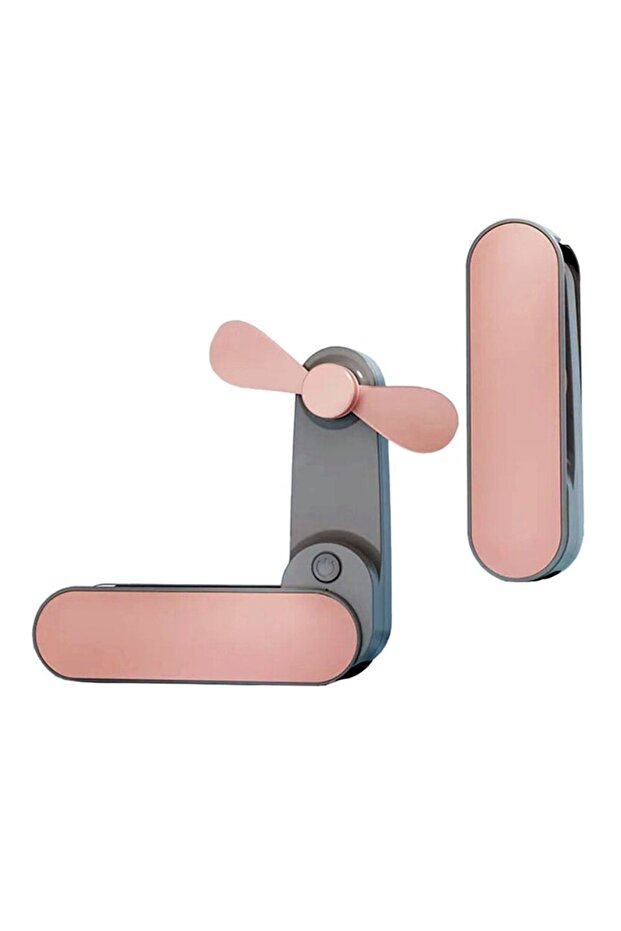 Ventilator Pocket-sized Portabil cu Baterie, Roz - 4