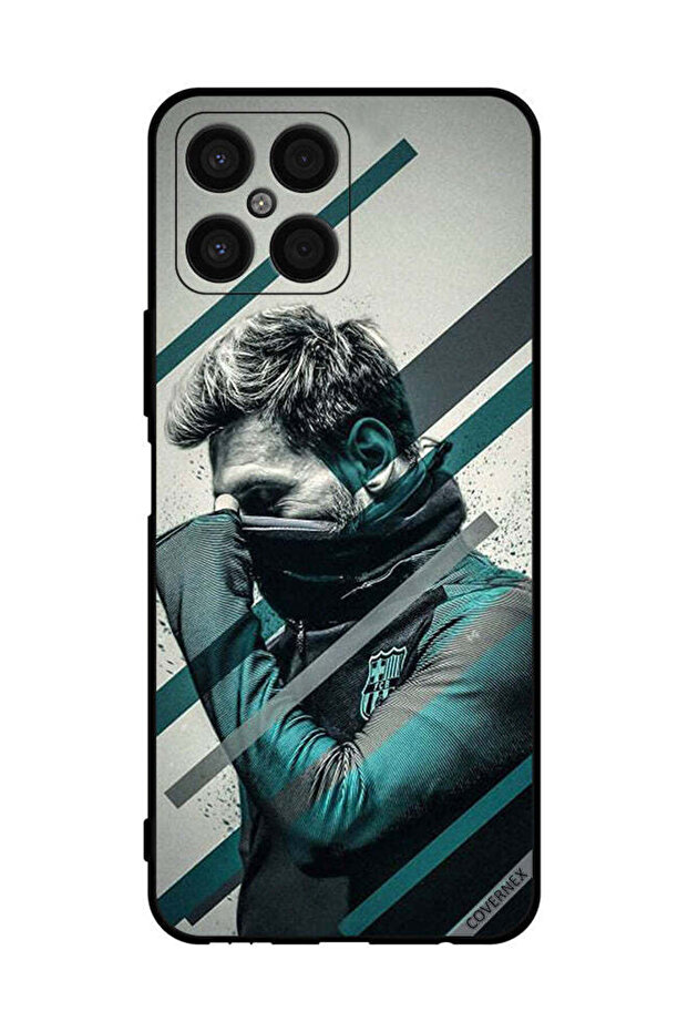 غطاء حماية لهاتف Honor X8 - وجه ميسي المختبئ
