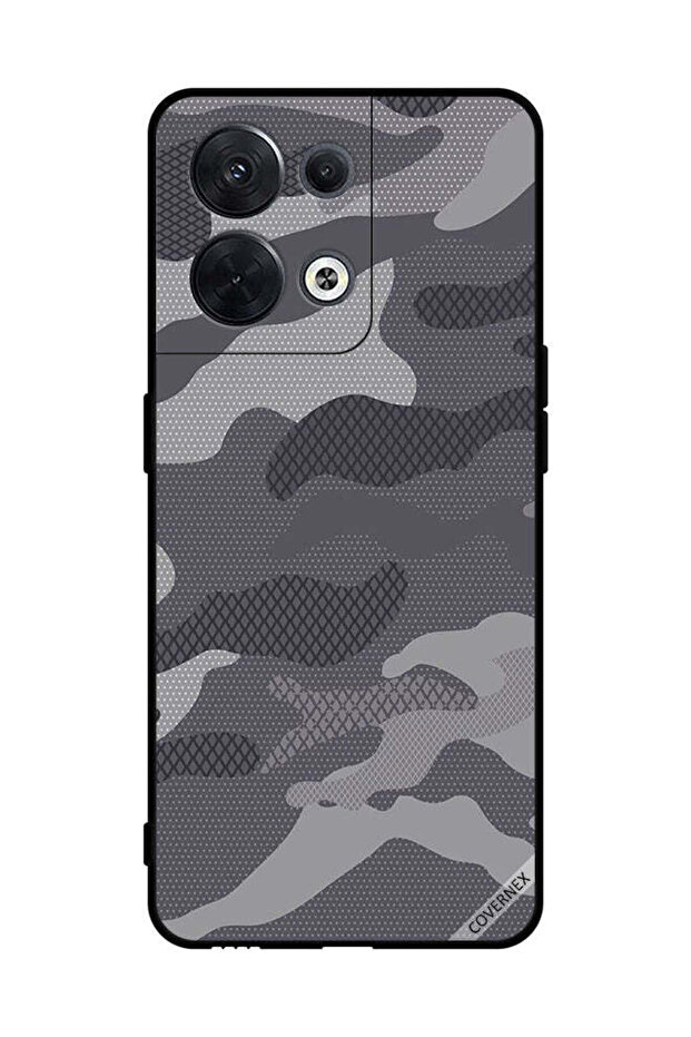 غطاء حماية لهاتف Oppo Reno8 بنمط كوماندو - 1