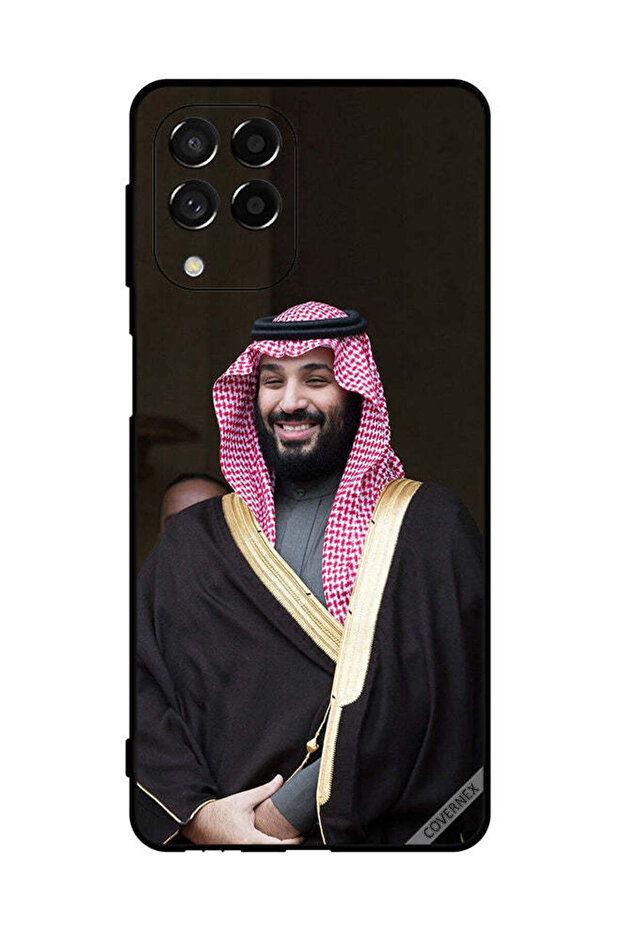 غطاء حماية لهاتف سامسونج جالاكسي M53 محمد بن سلمان مبتسمًا