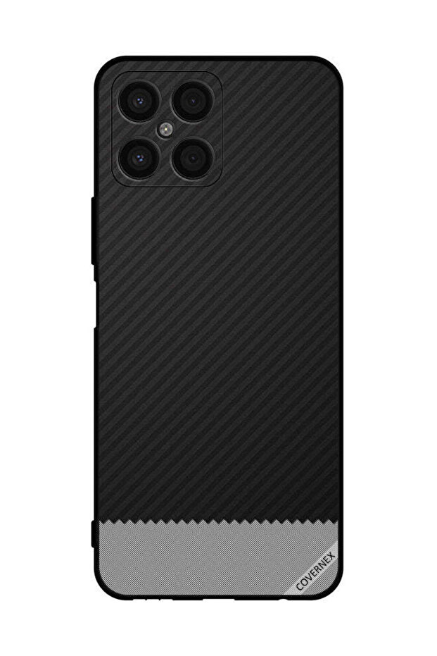 غطاء حماية لهاتف Honor X8 بنقشة شرائط