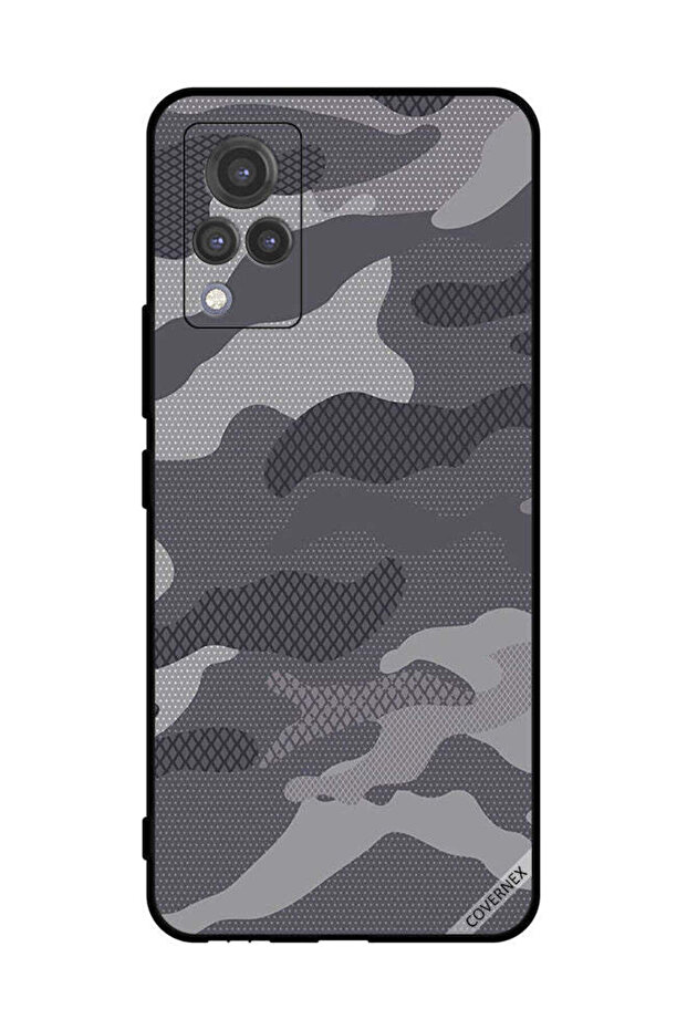 غطاء حماية لهاتف فيفو V21 بنمط كوماندو - 1