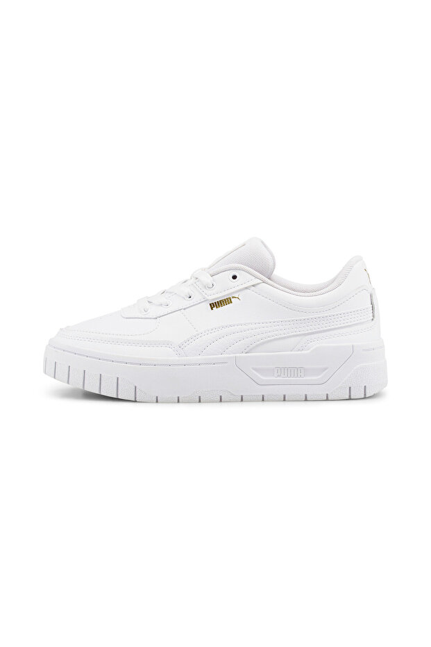 Womens Cali Dream Leather Sneakers - White