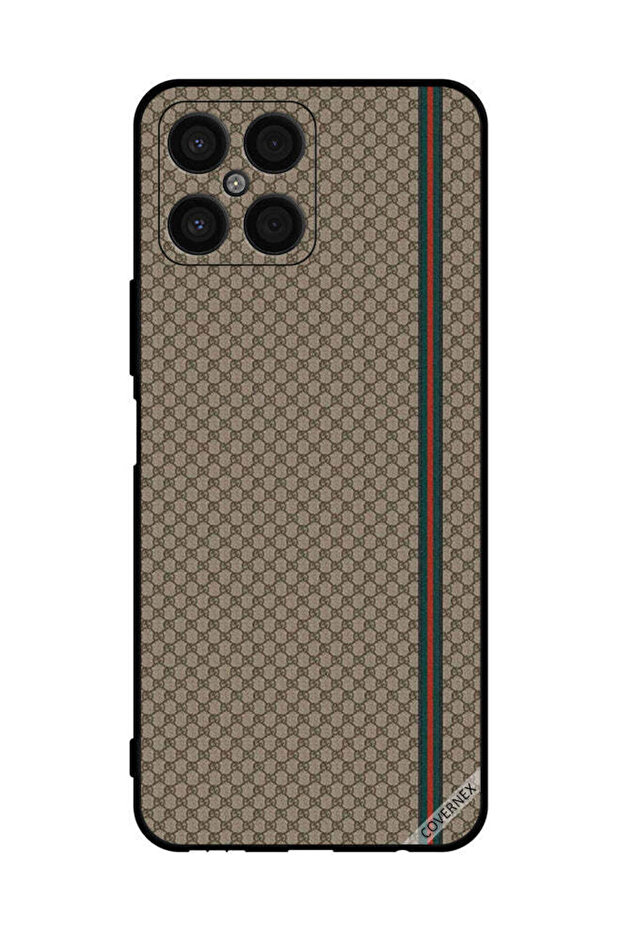 غطاء حماية لهاتف Honor X8 بخطوط على نمط بسيط