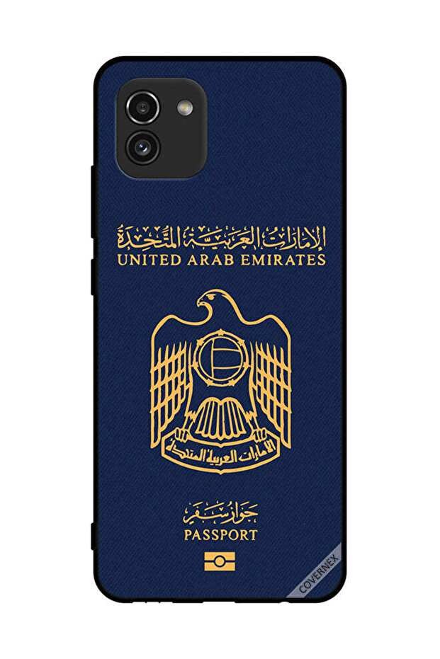 غطاء حماية لهاتف سامسونج جالاكسي A03 جواز سفر الإمارات 2