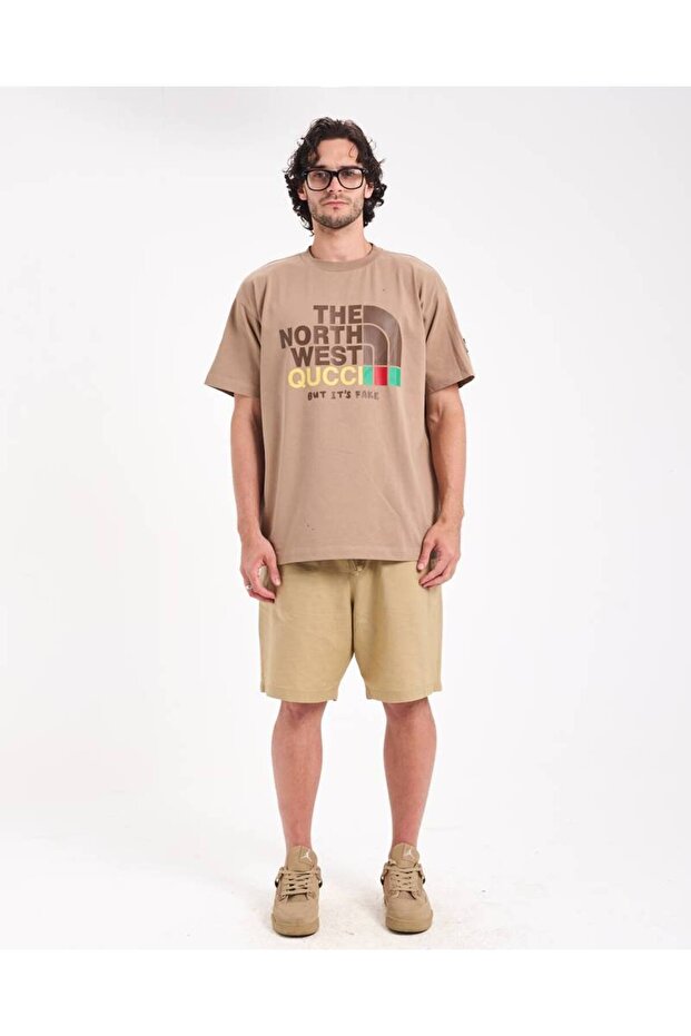 FAKE T-shirt -BEIGE