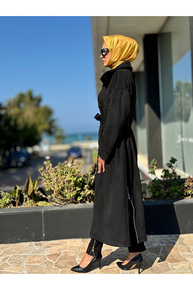 Süet Pardesü 36405 - 2