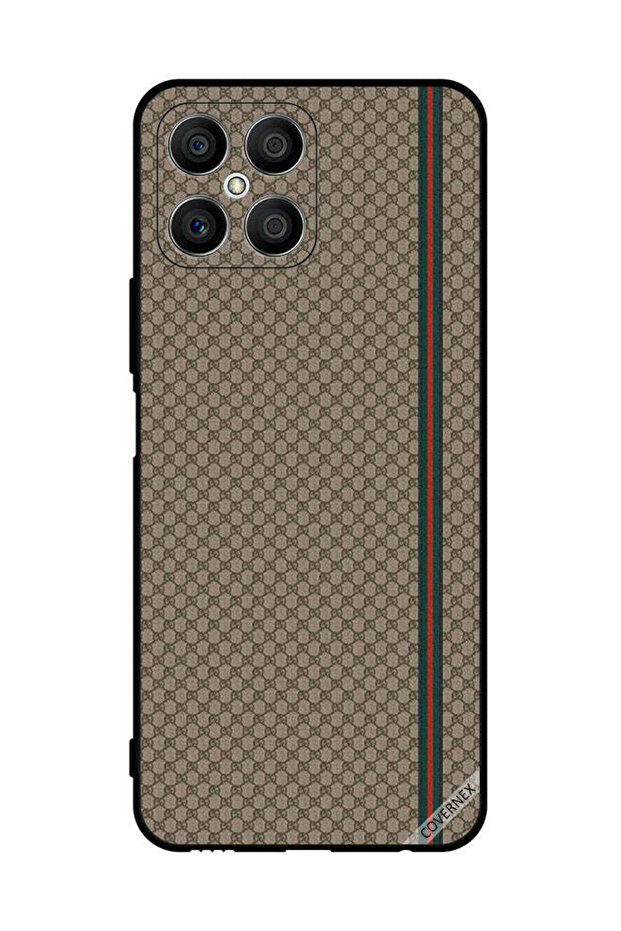 غطاء حماية لهاتف Honor X8 بخطوط على نمط بسيط