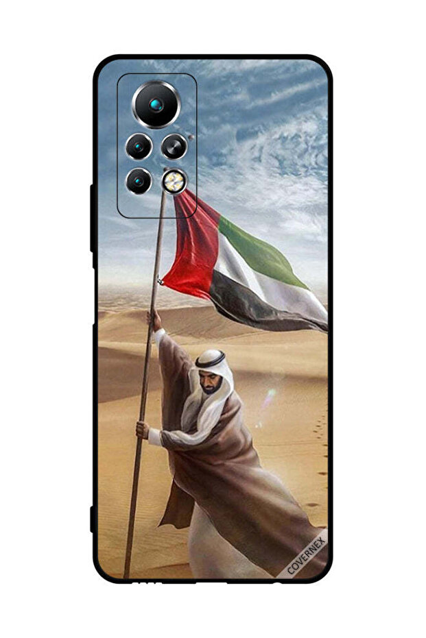 غطاء حماية لهاتف إنفينيكس نوت 11 برو، علم الإمارات العربية المتحدة، زايد
