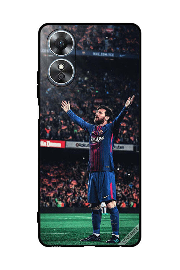 غطاء حماية لهاتف Oppo A17 ليونيل ميسي