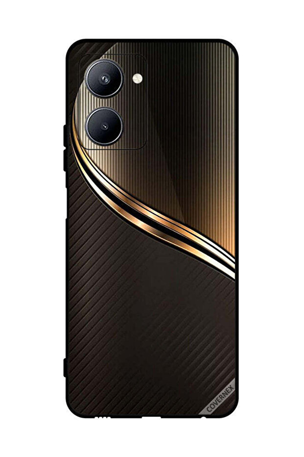 غطاء حماية لهاتف Realme C33 بنمط فولاذي