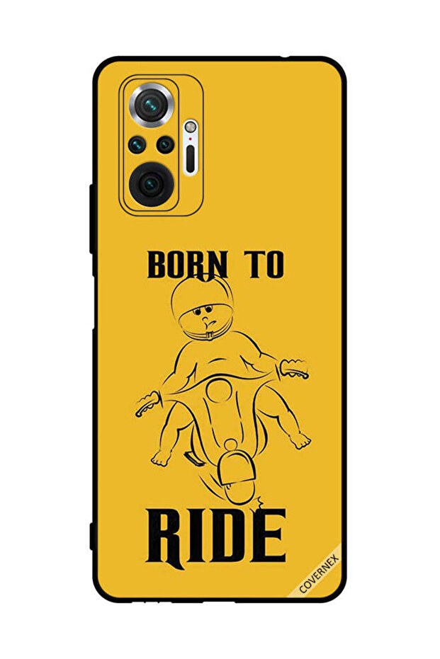 غطاء حماية لهاتف شاومي ريدمي نوت 10 برو - Born To Ride