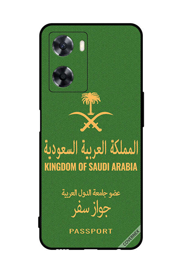غطاء حماية لهاتف Oppo A77s جواز سفر المملكة العربية السعودية