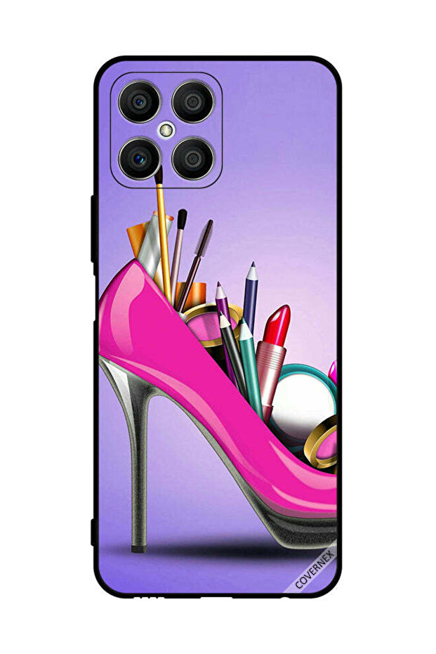 Protective Case Cover For Honor X8 Shoe With Makeup