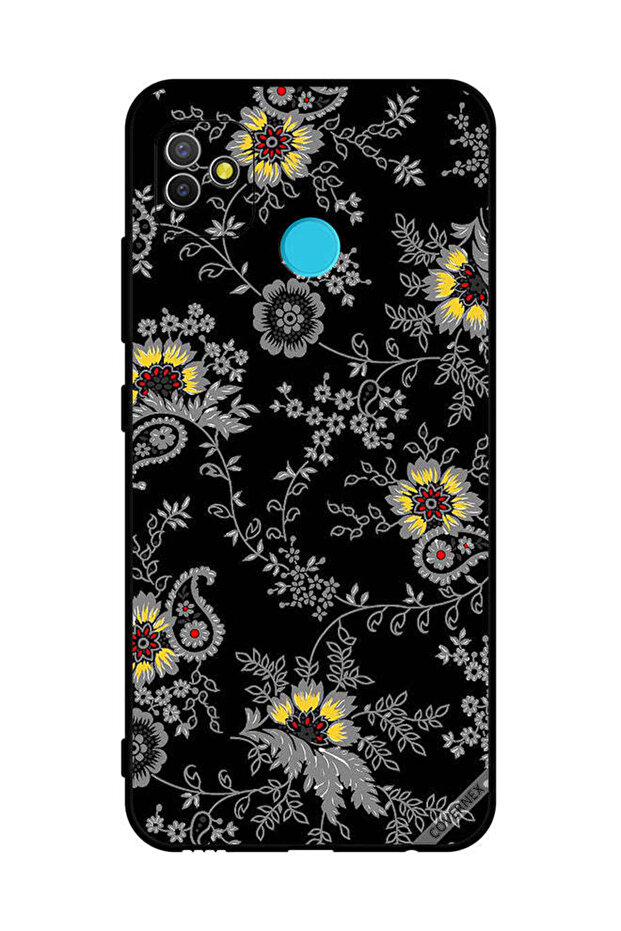 غطاء حماية لهاتف تكنو بوب 5 بأوراق الزهور