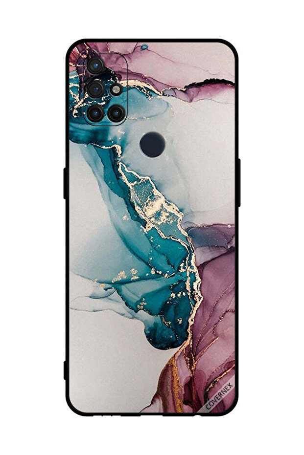 غطاء حماية لهاتف OnePlus Nord N10 5G بنمط متصدع