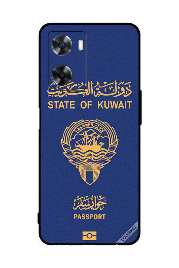 غطاء حماية لهاتف Oppo A77s جواز سفر الكويت