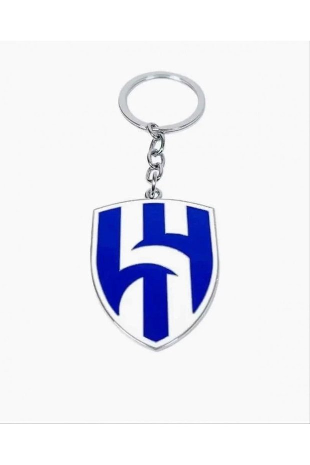 Al Hilal FC Keychain Metal, Al Hilal FC Logo Key Chain Key Ring For Car