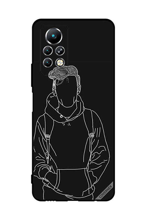 غطاء حماية لجهاز Infinix Note 11 Pro رسم جاكيت بوي