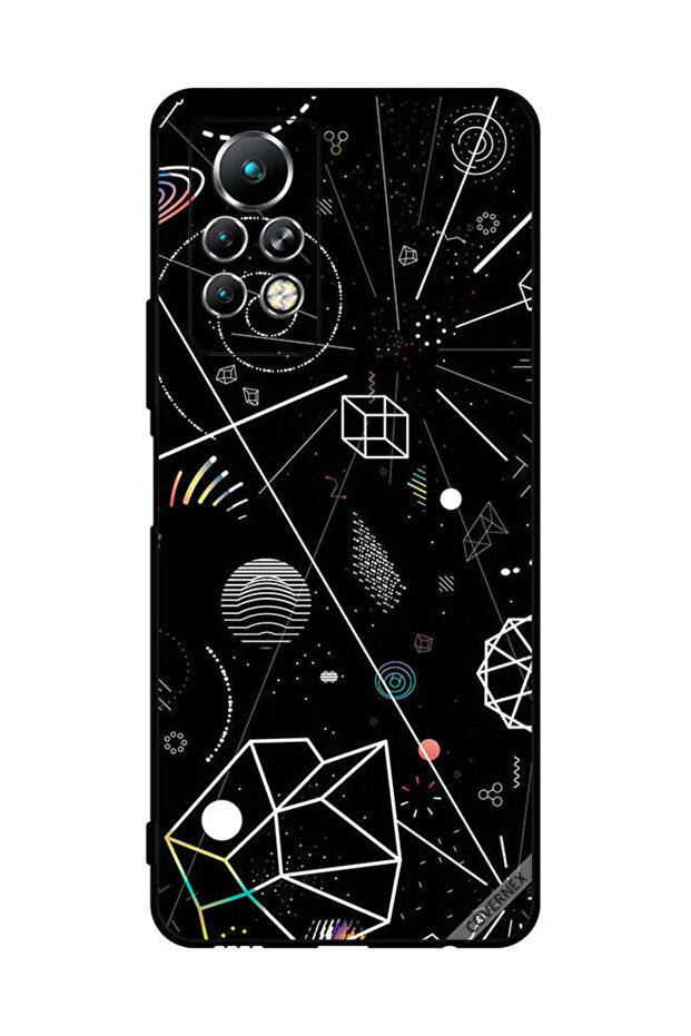 غطاء حماية لهاتف Infinix Note 11 Pro بأشكال هندسية