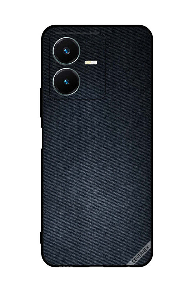 غطاء حماية لهاتف Vivo Y22s بنقشة جينز