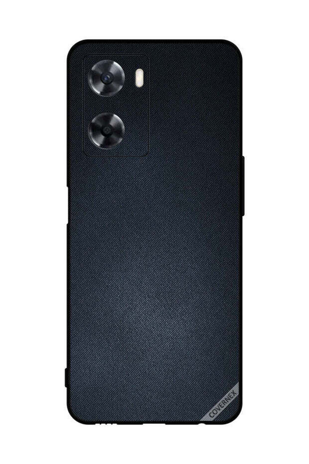 غطاء حماية لهاتف Oppo A57s بنقشة جينز