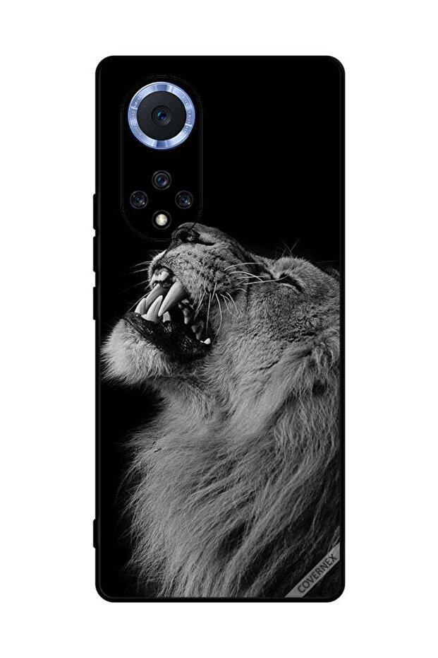 غطاء حماية لهاتف Honor 50 Pro - الأسد المبهج