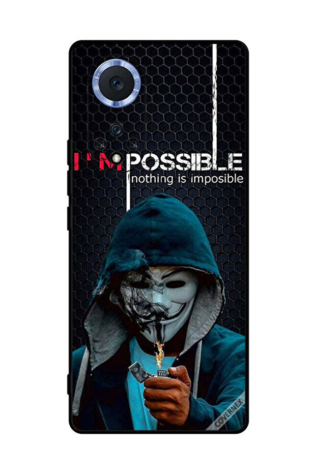 غطاء حماية لهاتف Honor 50 Pro - خلفية شاشة "أنا ممكن، لا شيء مستحيل"