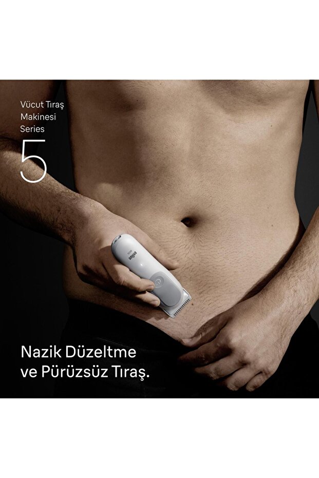 Vücut Tıraş Makinesi Series 5, +6 Aksesuar, Su Geçirmez, BG5550 - 3
