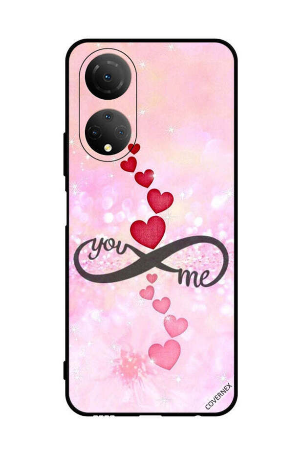 غطاء حماية لهاتف Honor X7 Hearts You Infinity Me