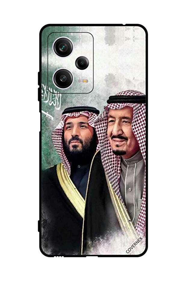 غطاء حماية لهاتف شاومي ريدمي نوت 12 برو الملك سلمان ومحمد