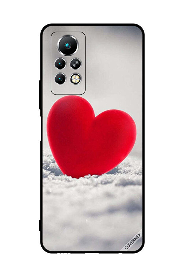 غطاء حماية لهاتف Infinix Note 11 Pro بتصميم قلب جميل