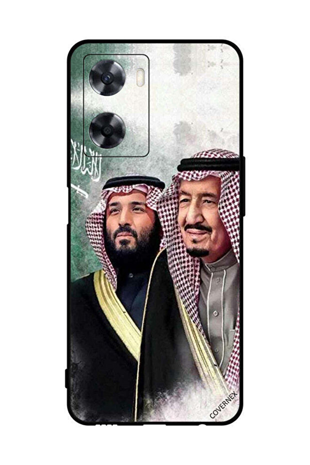 غطاء حماية لهاتف Oppo A57s الملك سلمان ومحمد