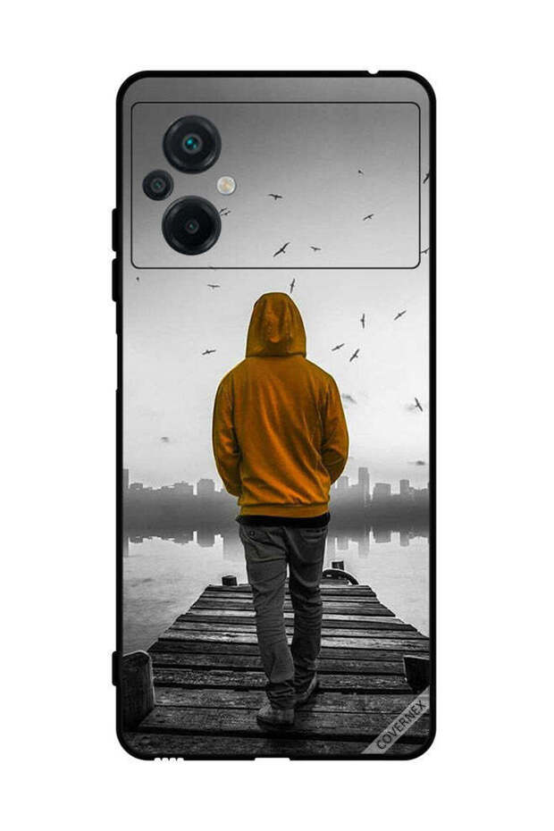 غطاء حماية لهاتف شاومي بوكو M5 4G - فتى حزين يمشي