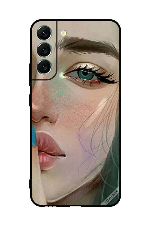 غطاء حماية لهاتف سامسونج S22+ 5G، ششش، إنها حزينة