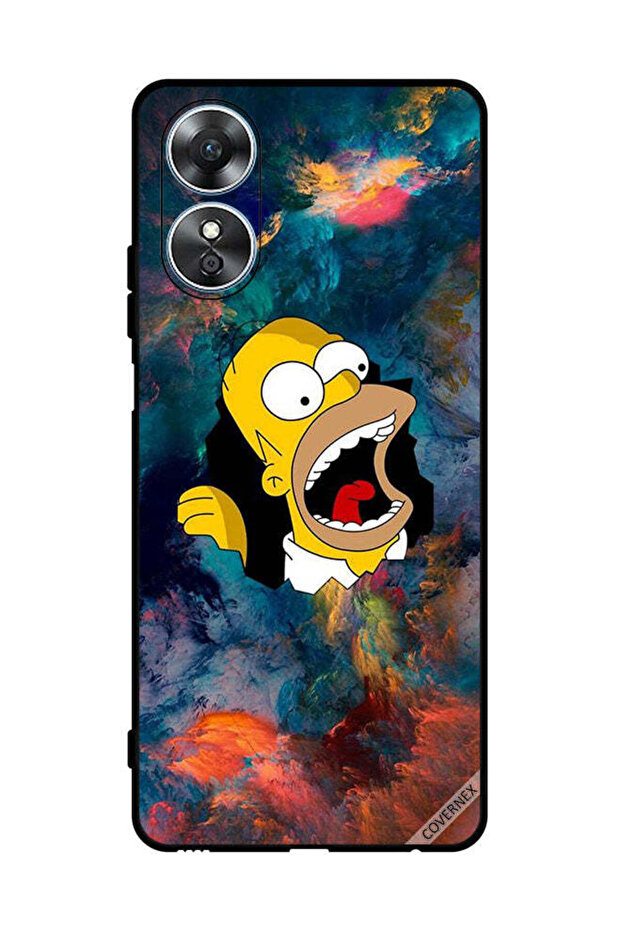غطاء حماية لهاتف Oppo A17 Simpson