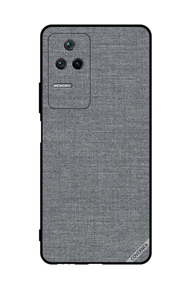 غطاء حماية لهاتف Xiaomi Poco F4 5G بنقشة قماشية